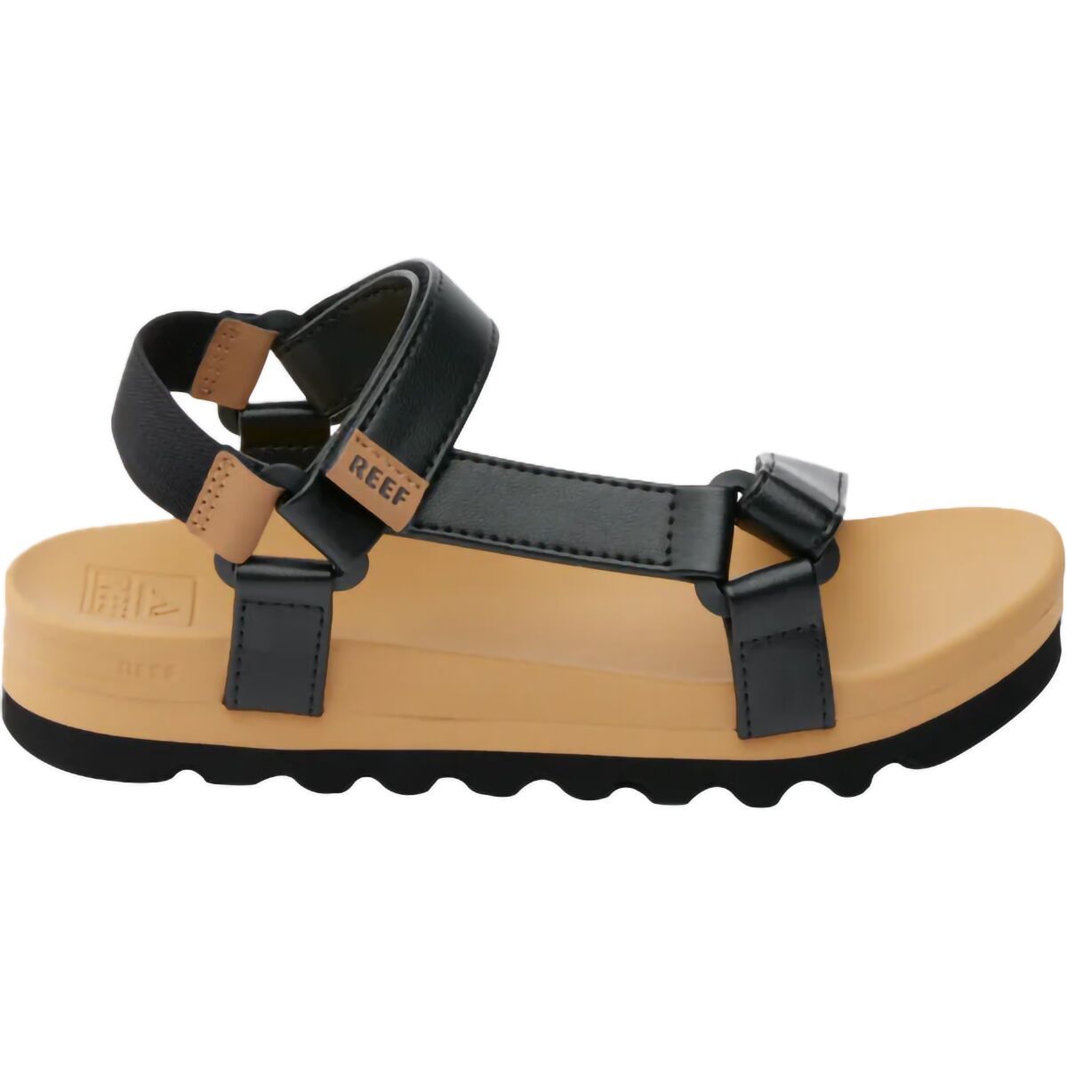 Reef Reef Girl's Rem Hi Sandal in Black / Tan - Size: 3 - $29.22 at SteepandCheap.com
