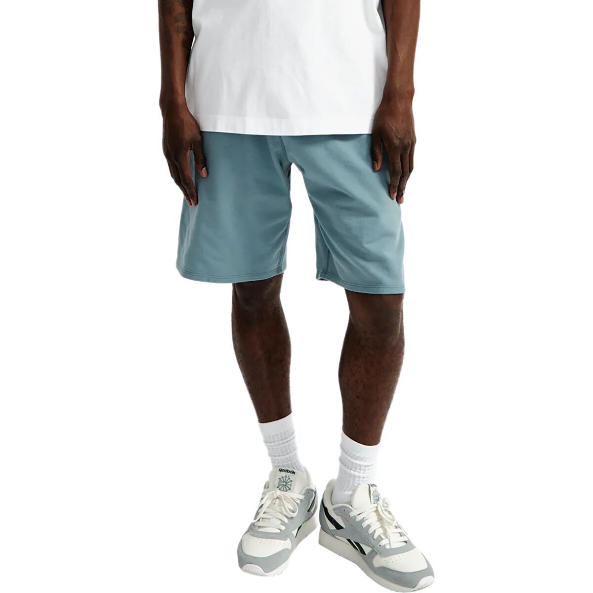 Reigning Champ Men's Lightweight Sweatshort in Heather Grey2 - Size: Small