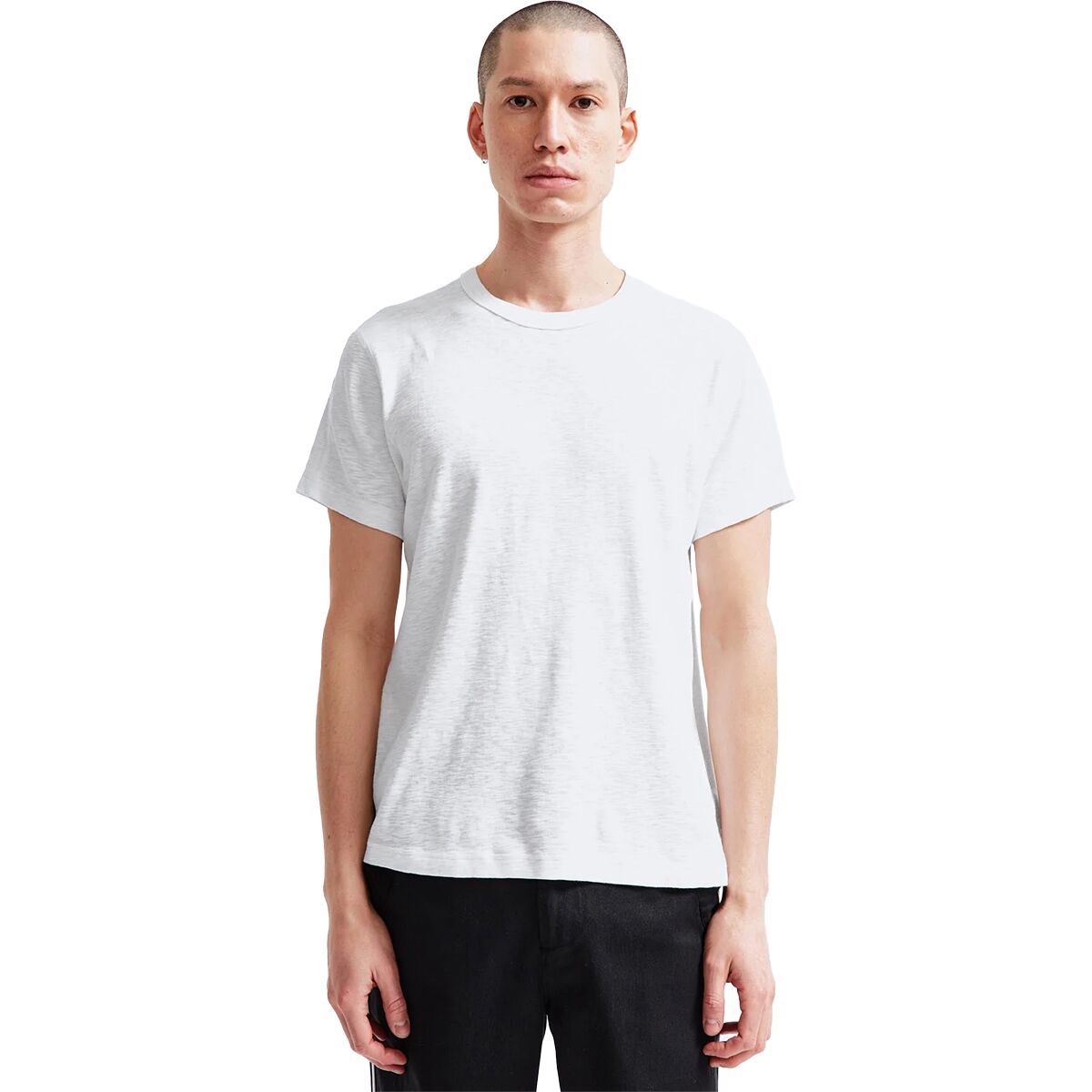 Reigning Champ Men's Raglan 1X1 Slub T-Shirt in White - Size: Medium