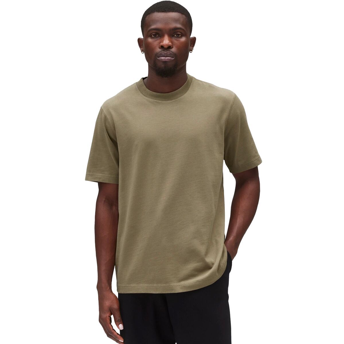 Reigning Champ Men's Midweight Jersey Standard T-Shirt in Cypress - Size: Large