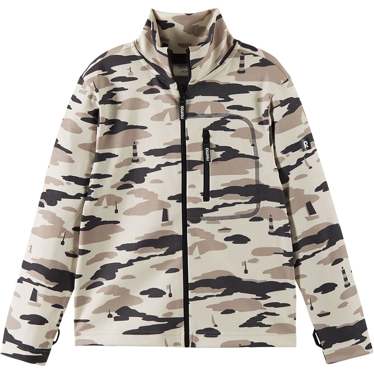 Reima Iisisti Soft Jersey Jacket - Kids' in Earthy Beige - Size: 10