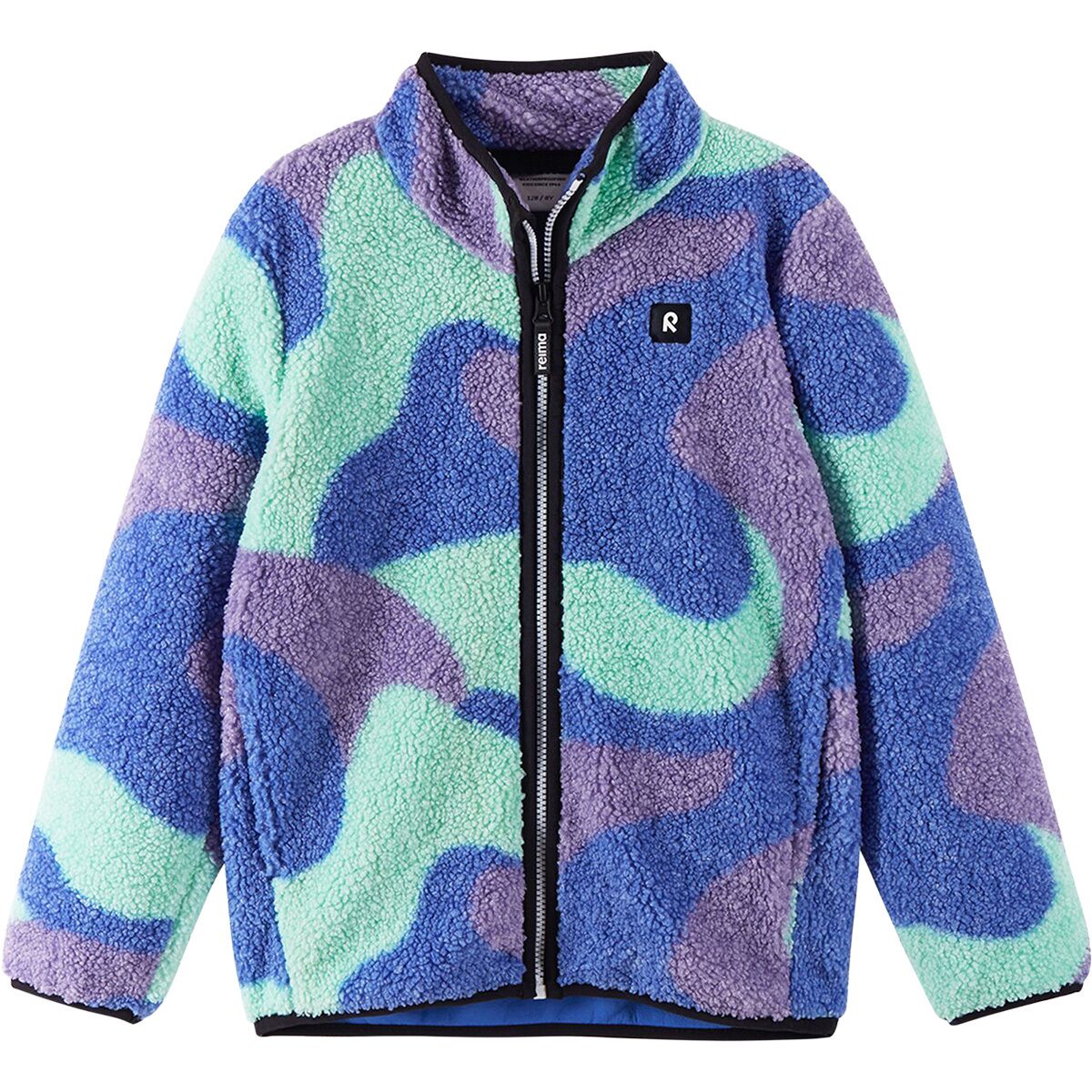 Reima Tupsis Fleece Jacket - Kids' in Sparkly Blue - Size: 12