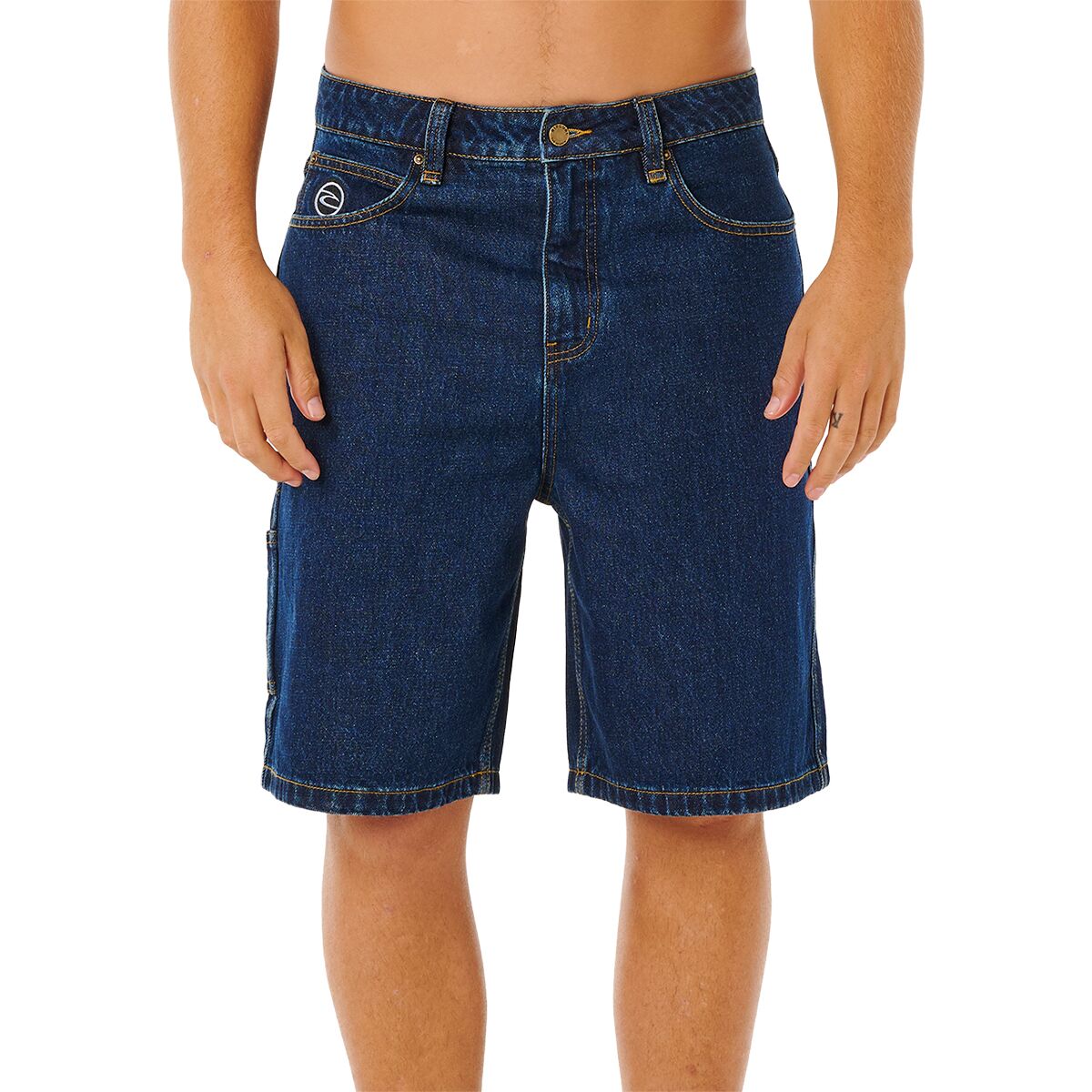 Rip Curl Men's Nu Dose Denim Walkshort in True Indigo - Size: 36
