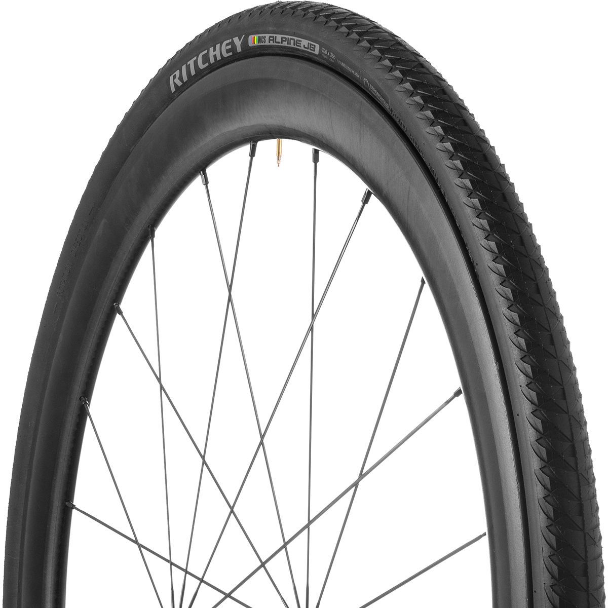 Ritchey Alpine JB Tubeless Tire in Black, Stronghold - Size: 700x35