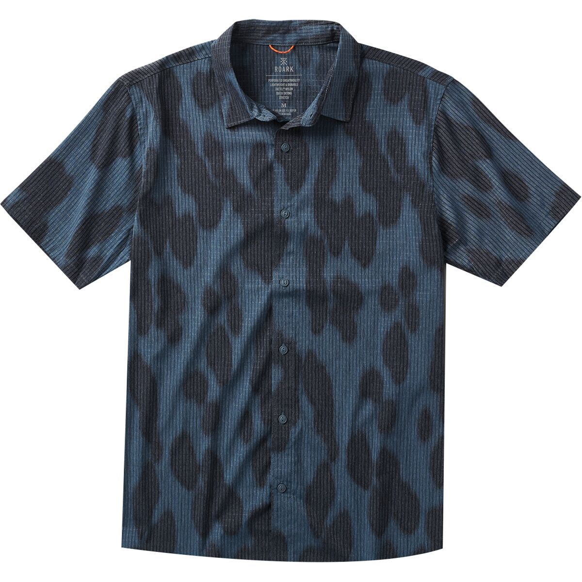 Roark Men's Bless Up Short-Sleeve Shirt in Jimlamara Black - Size: Small