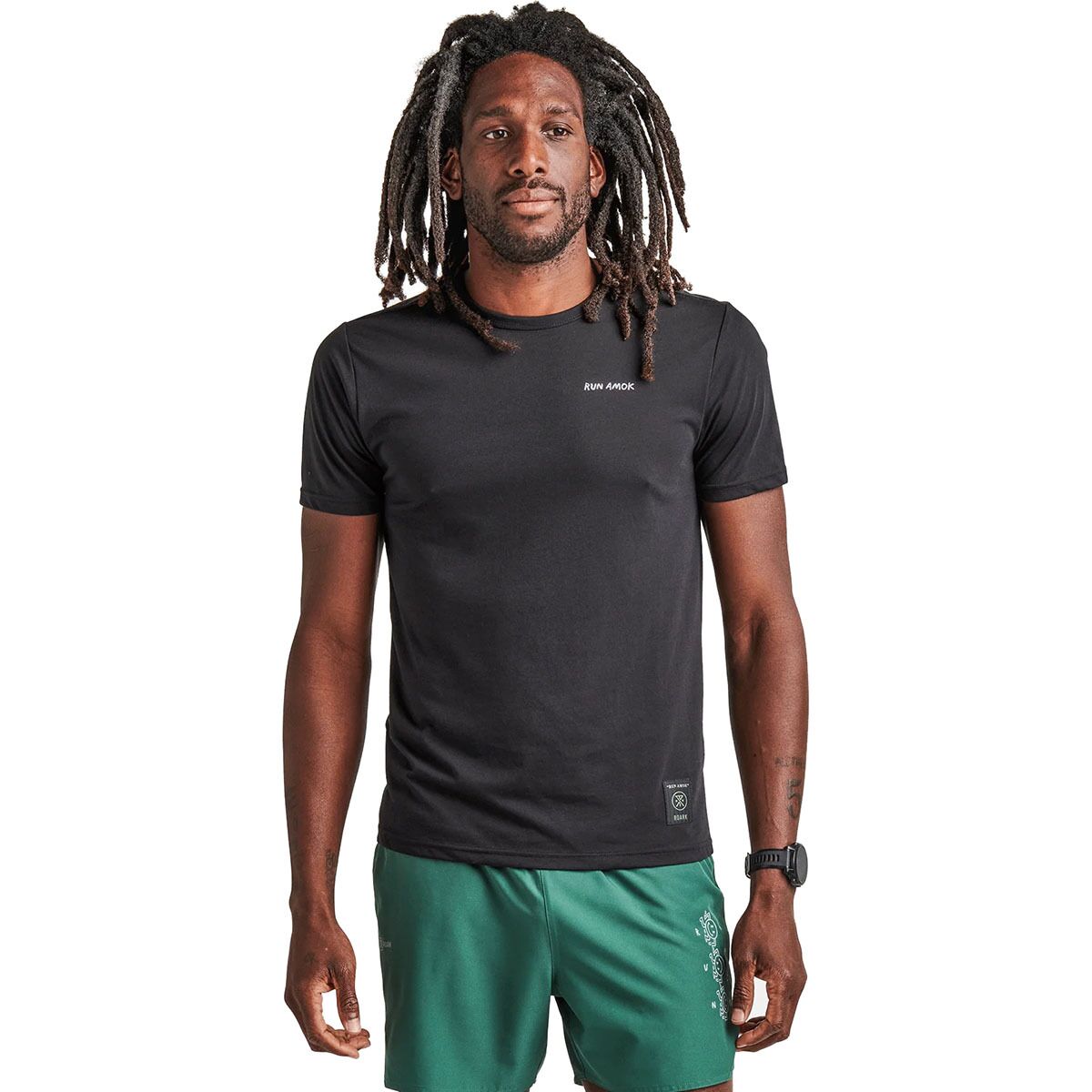 Roark Men's Mathis Core Short-Sleeve T-Shirt in Black - Size: Large