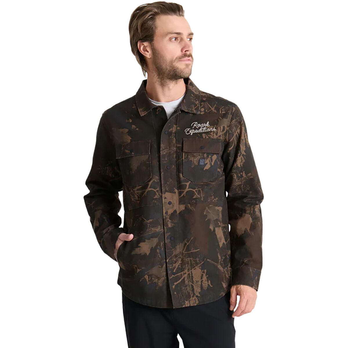 Roark Men's Hebrides Unlined Jacket in Camo - Size: Medium