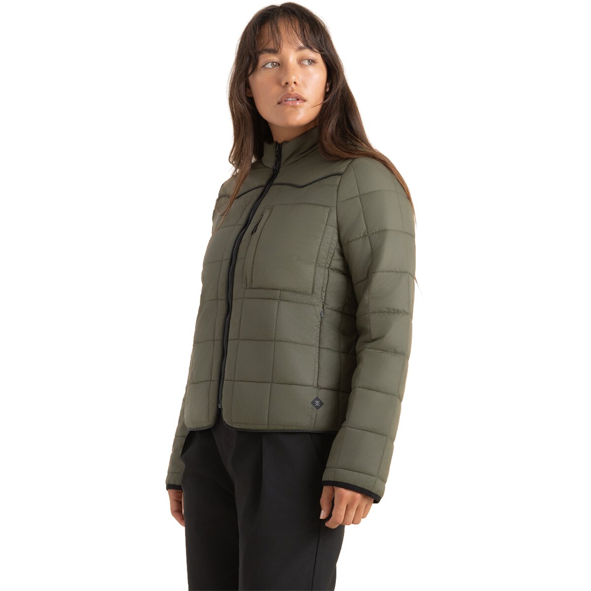 Roark Women's Base Camp Jacket in Military - Size: Large