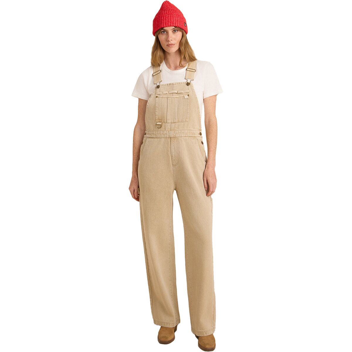 Roark Women's Hwy 1 Overall in Toasted Almond - Size: Small