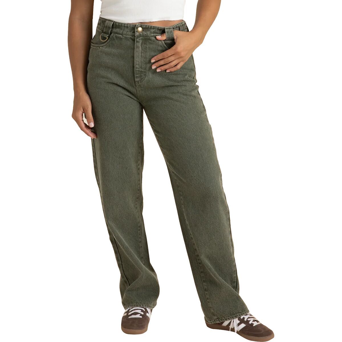 Roark Women's Hwy 1 Pant in Moss - Size: 28