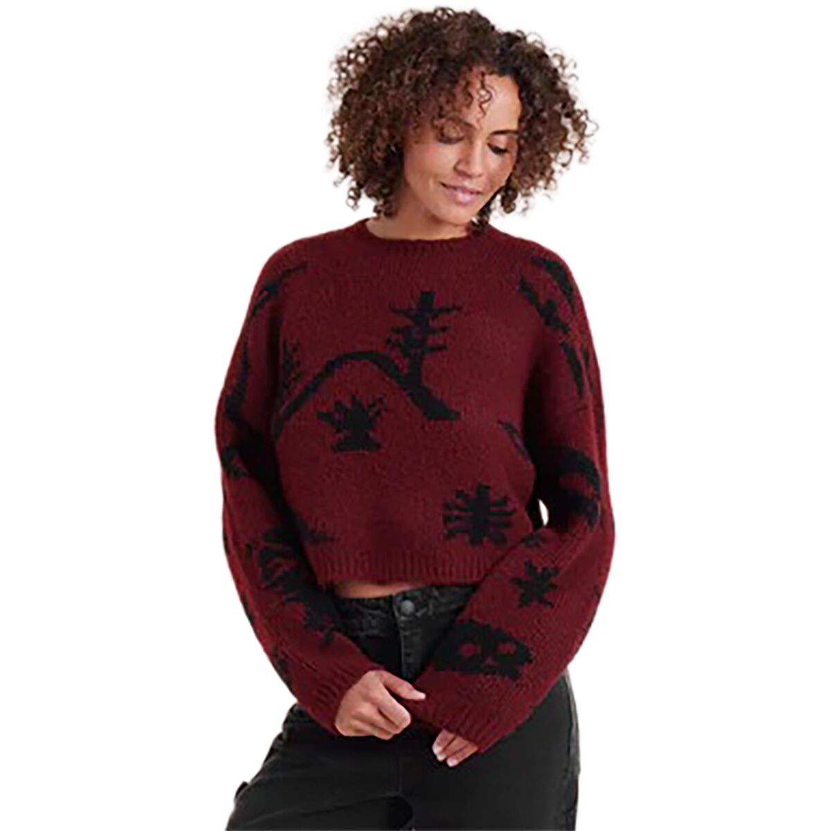 Roark Roark Women's KOS Sweater in Sangria - Size: XL - $53.55 at Steep and Cheap