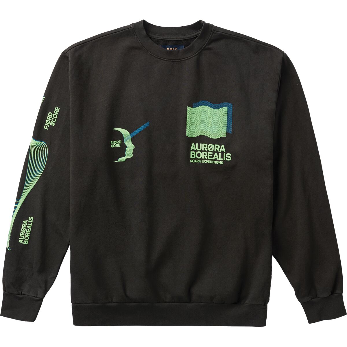 Roark Men's Aurora Crew Sweatshirt in Vintage Black - Size: Small