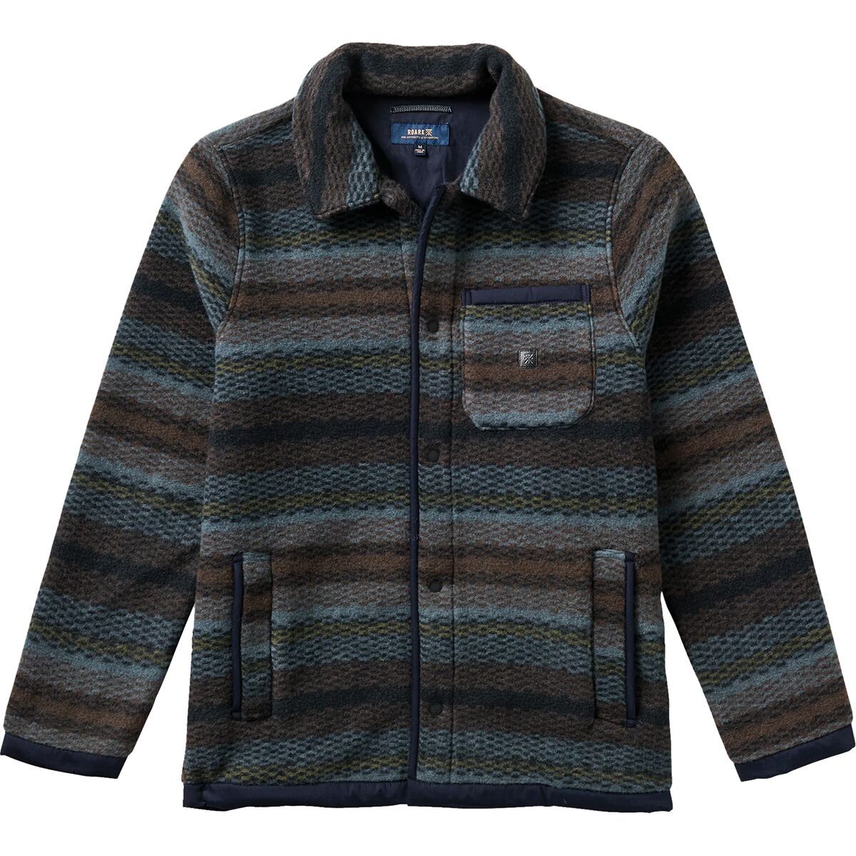 Roark Men's Ember Overshirt in Dark Navy - Size: Small