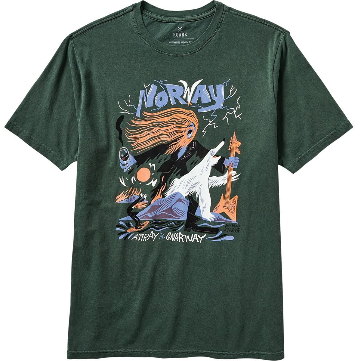 Roark Men's Gnarway T-Shirt in Tundra - Size: Large