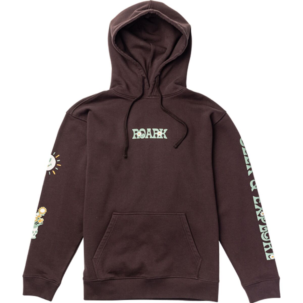 Roark Men's Seek & Explore Fleece Hoodie in Kaffa - Size: Large