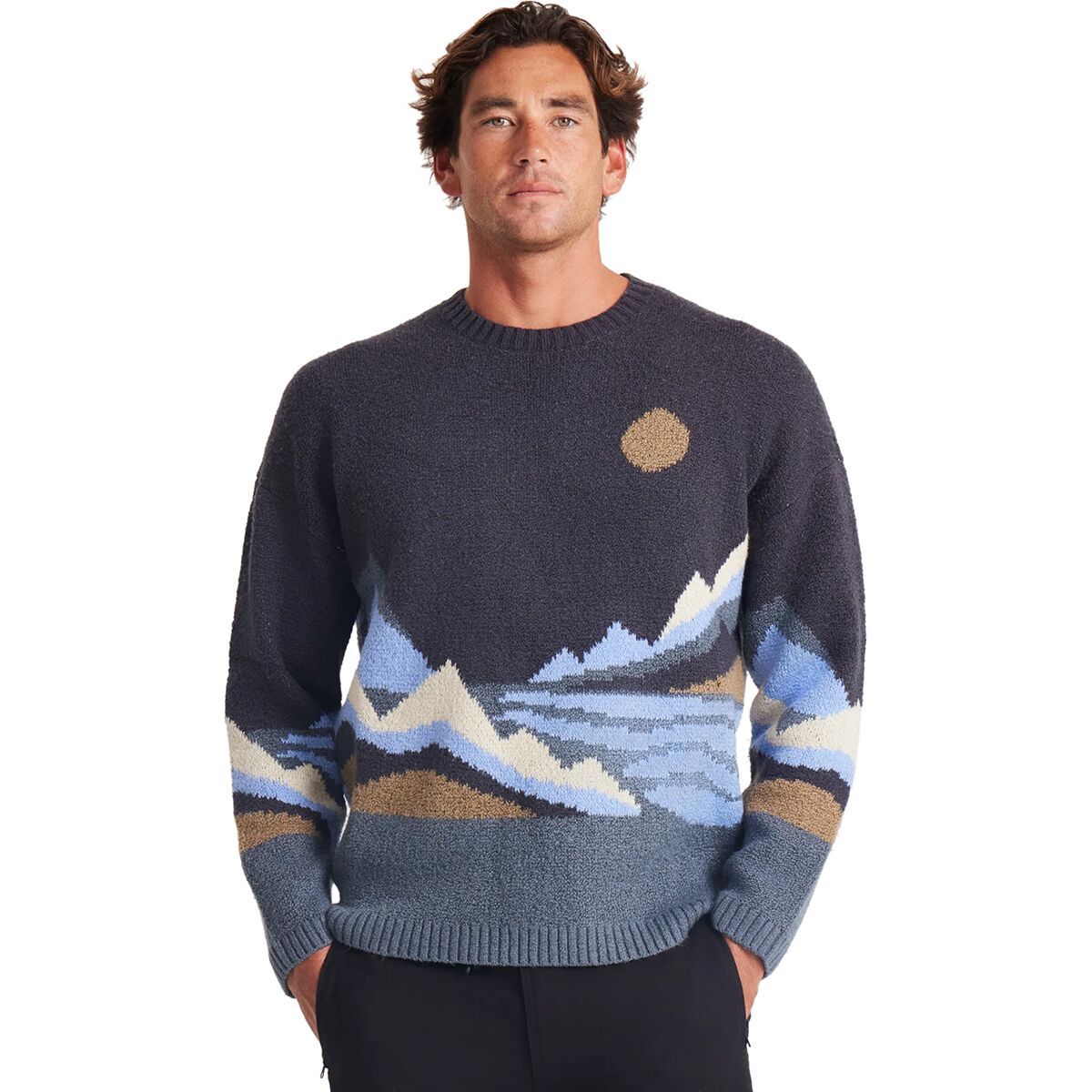 Roark Men's Skaland Sweater in Bendik Tundra - Size: XL