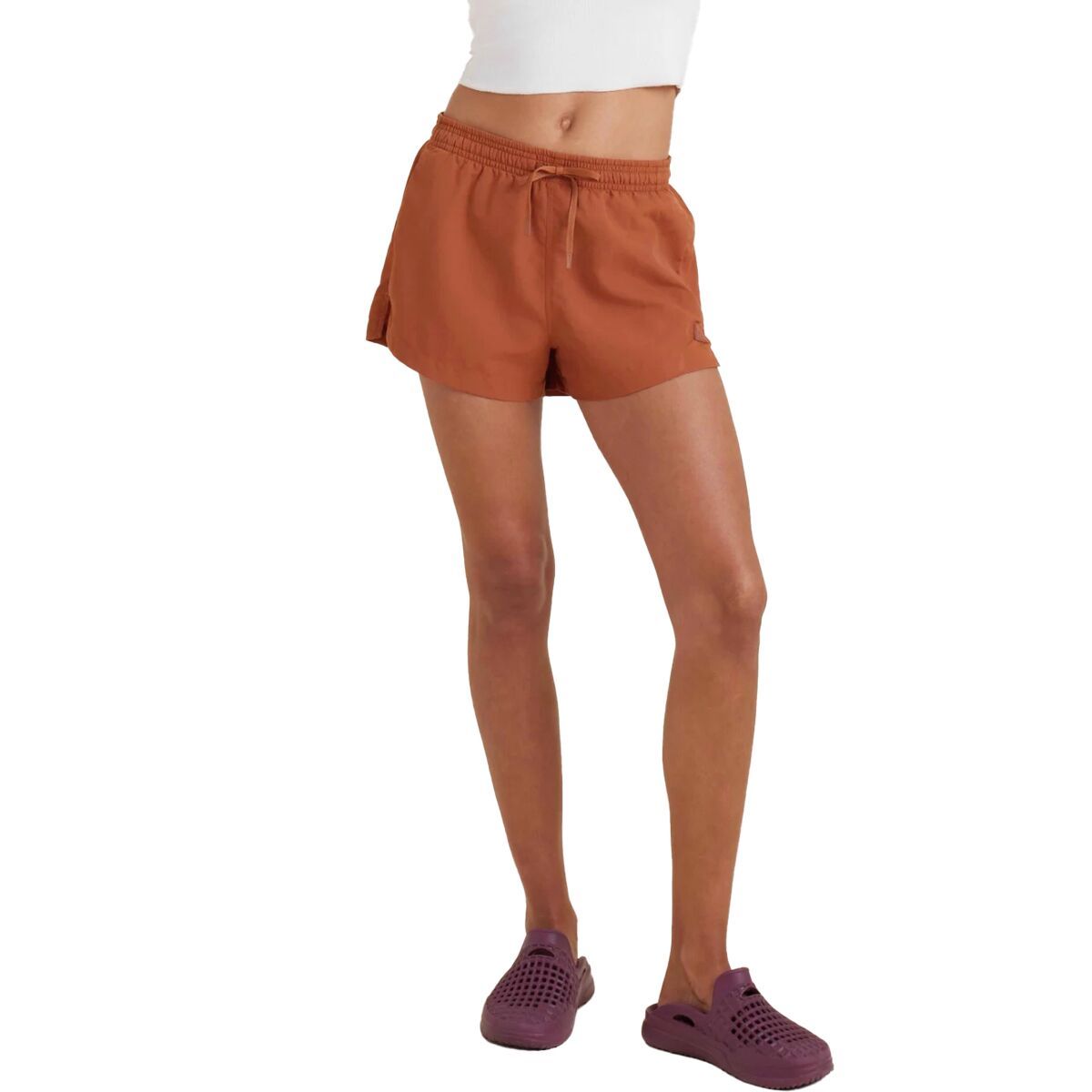 Roark Women's River Hybrid Short in Coconut Shell - Size: Large