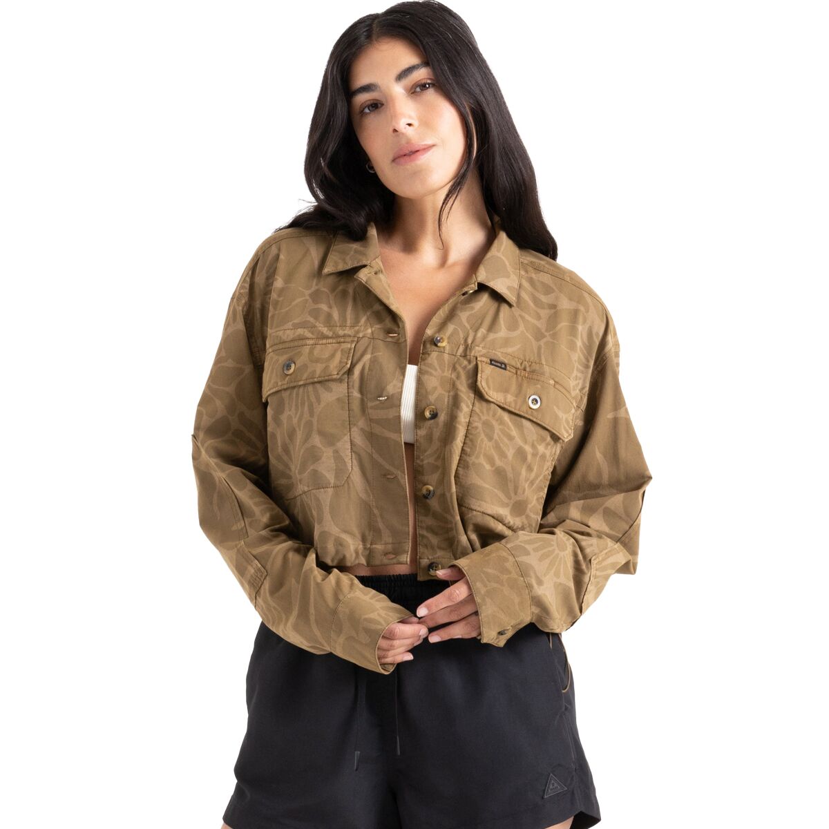 Roark Women's Hotsprings Hybrid Jacket in Woodland - Size: Large