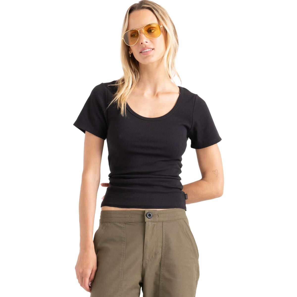 Roark Roark Women's Wind Worn T-Shirt in Black - Size: XS - $24.75 at Steep and Cheap