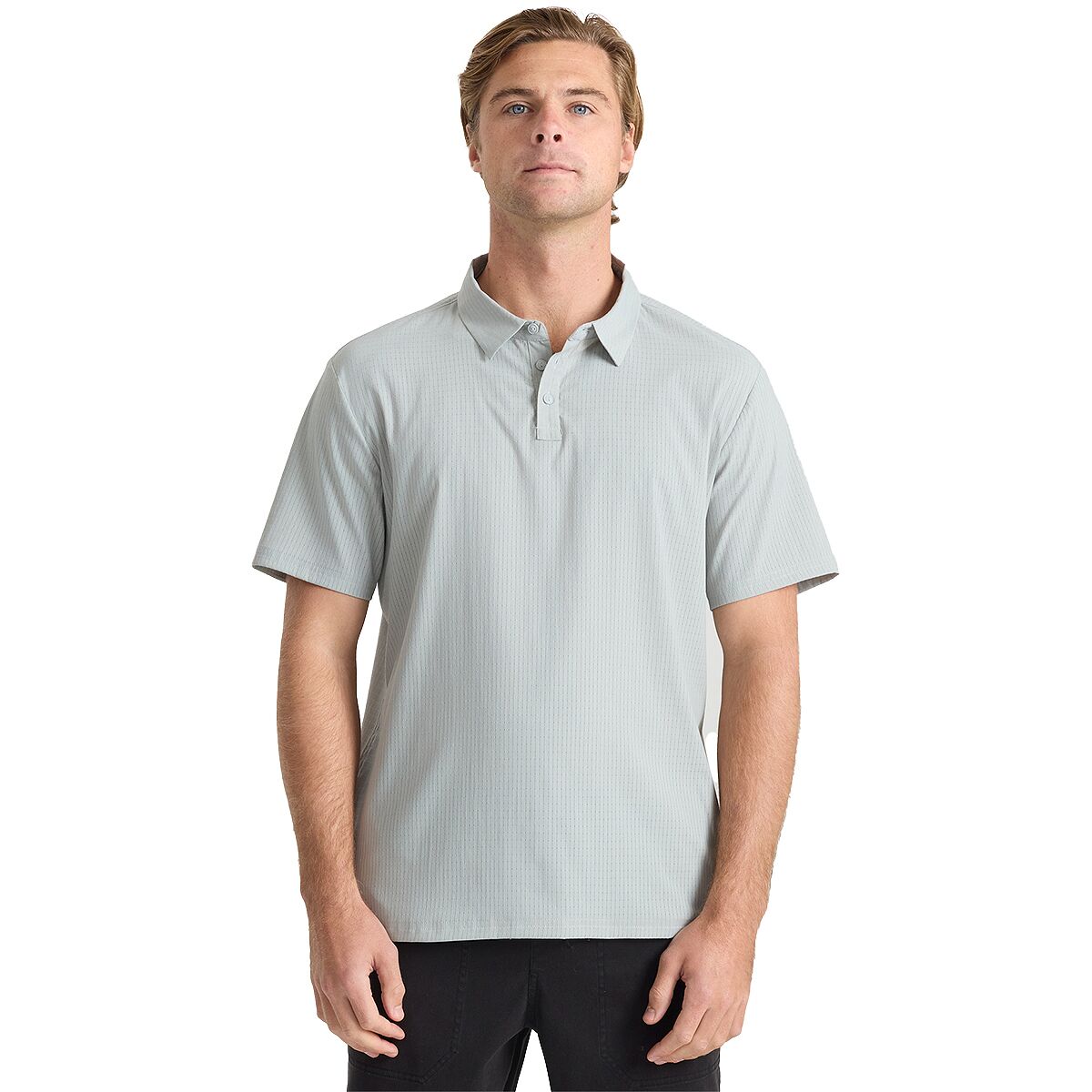 Roark Men's Bless Up Polo in Grey - Size: Small