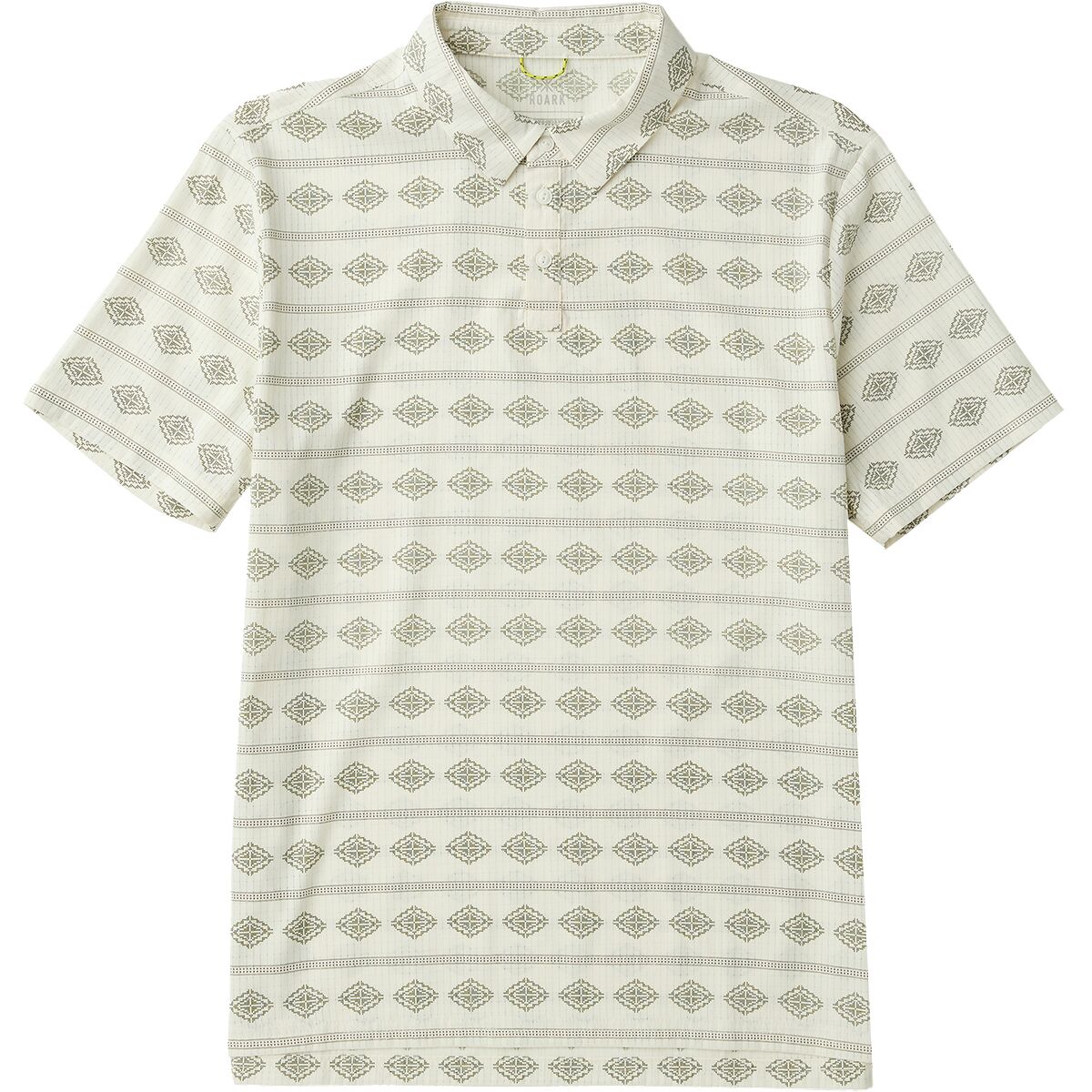 Roark Men's Bless Up Polo in Unbleached - Size: XL