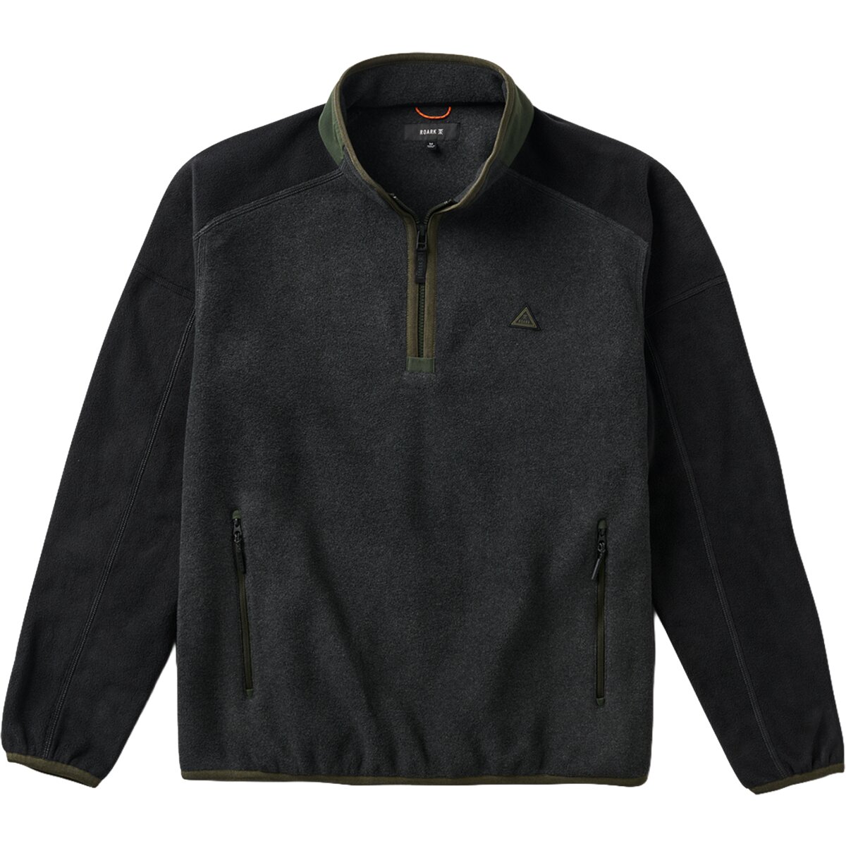 Roark Roark Men's Campover Fleece Mock Jacket in Onyx - Size: XXL - $77.32 at SteepandCheap.com