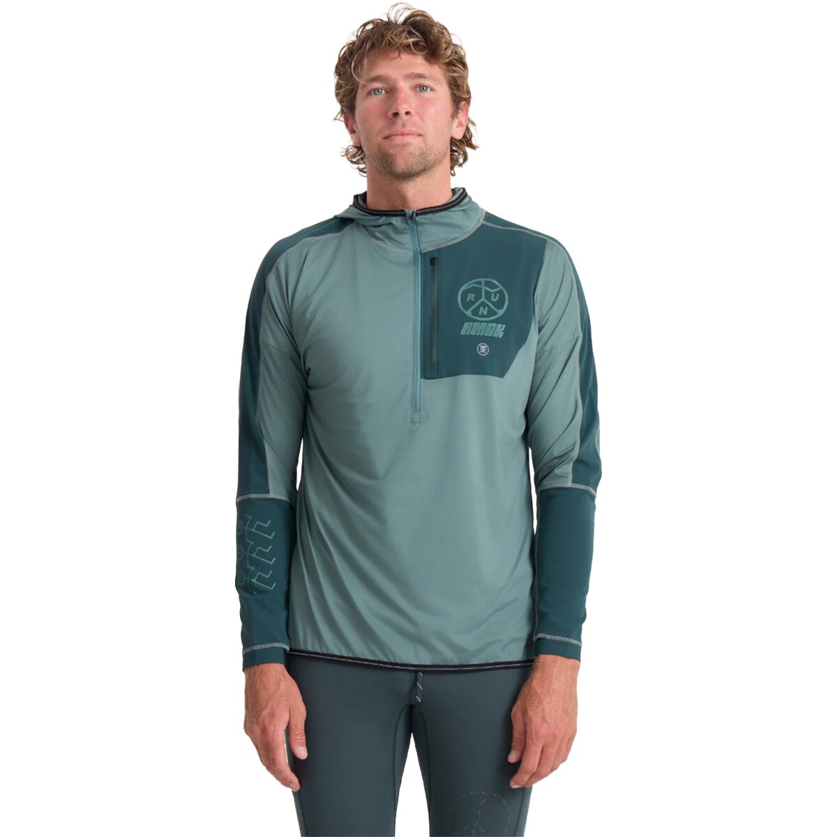 Roark Men's Grinnell Hoodie in Dark Forest - Size: Medium