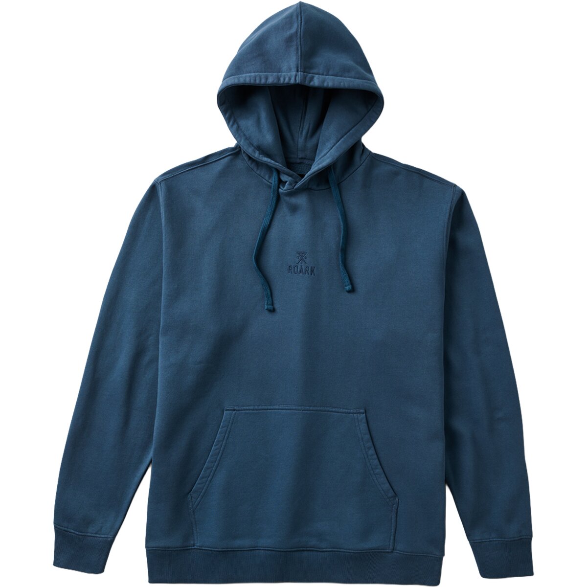 Roark Men's Safe Camp Embroidery Fleece Hoodie in Navy - Size: Small