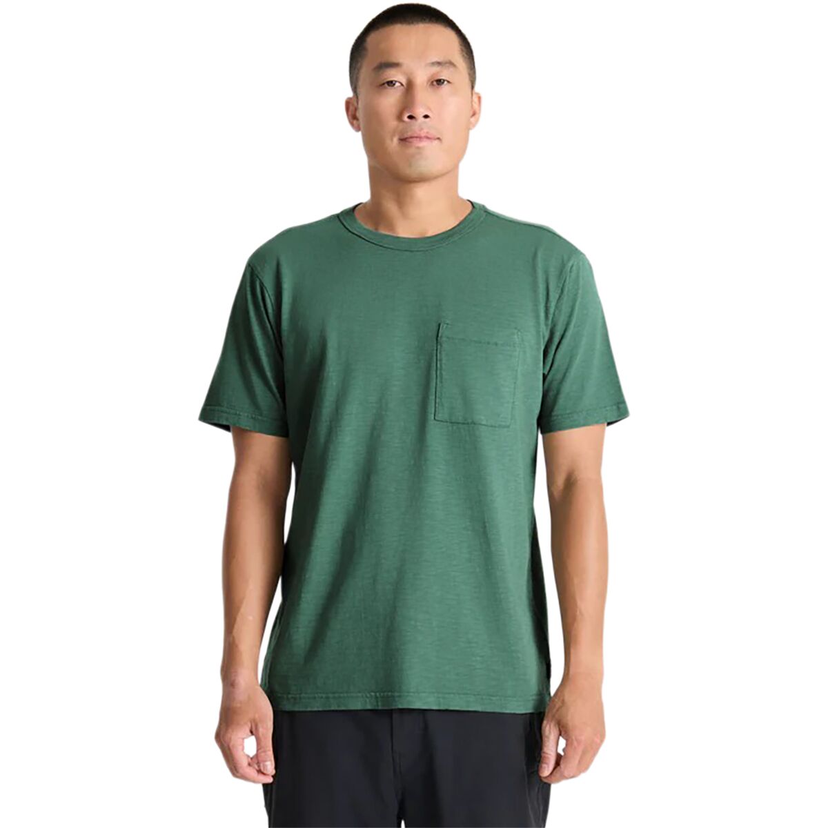 Roark Men's Well Worn Pocket T-Shirt in Slate Green - Size: XL