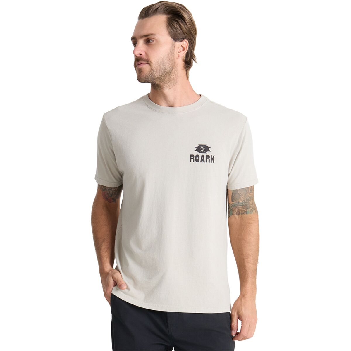 Roark Roark Men's Surfista T-Shirt in Fossil - Size: Large - $19.22 at Steep and Cheap