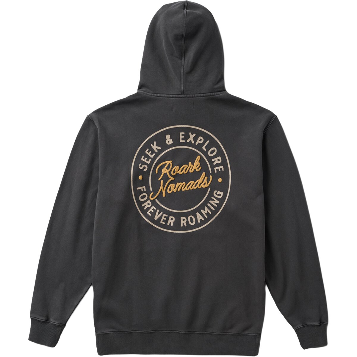 Roark Roark Men's Nomads Badge Fleece Hoodie in Onyx - Size: XXL - $44.82 at Steep and Cheap