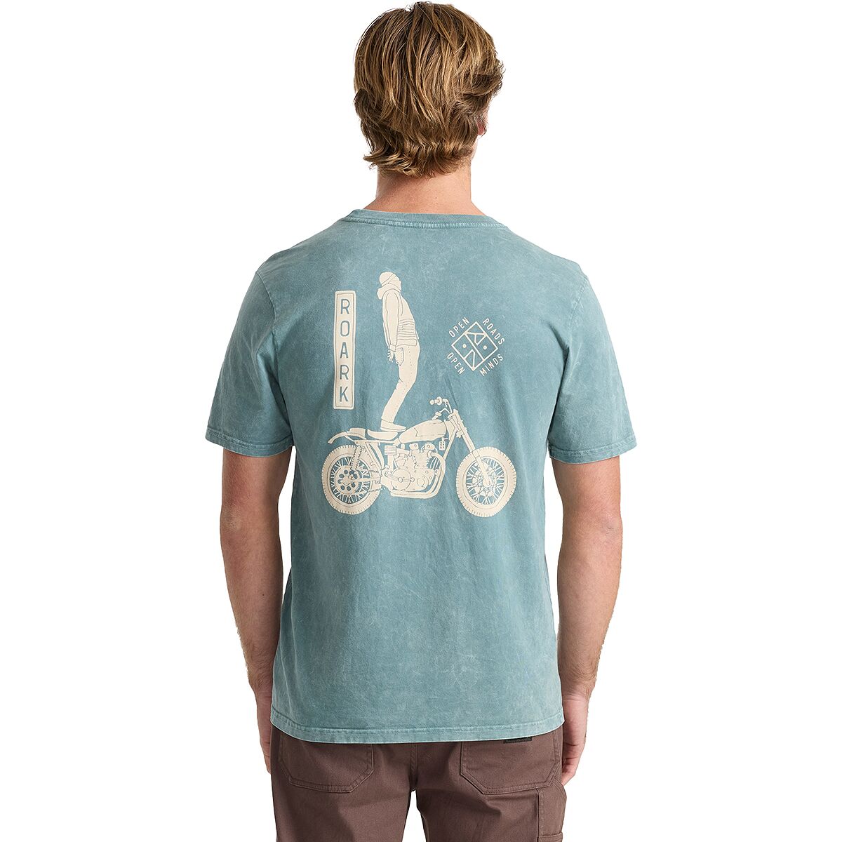 Roark Men's Ghostrider T-Shirt in Slate Green - Size: Small