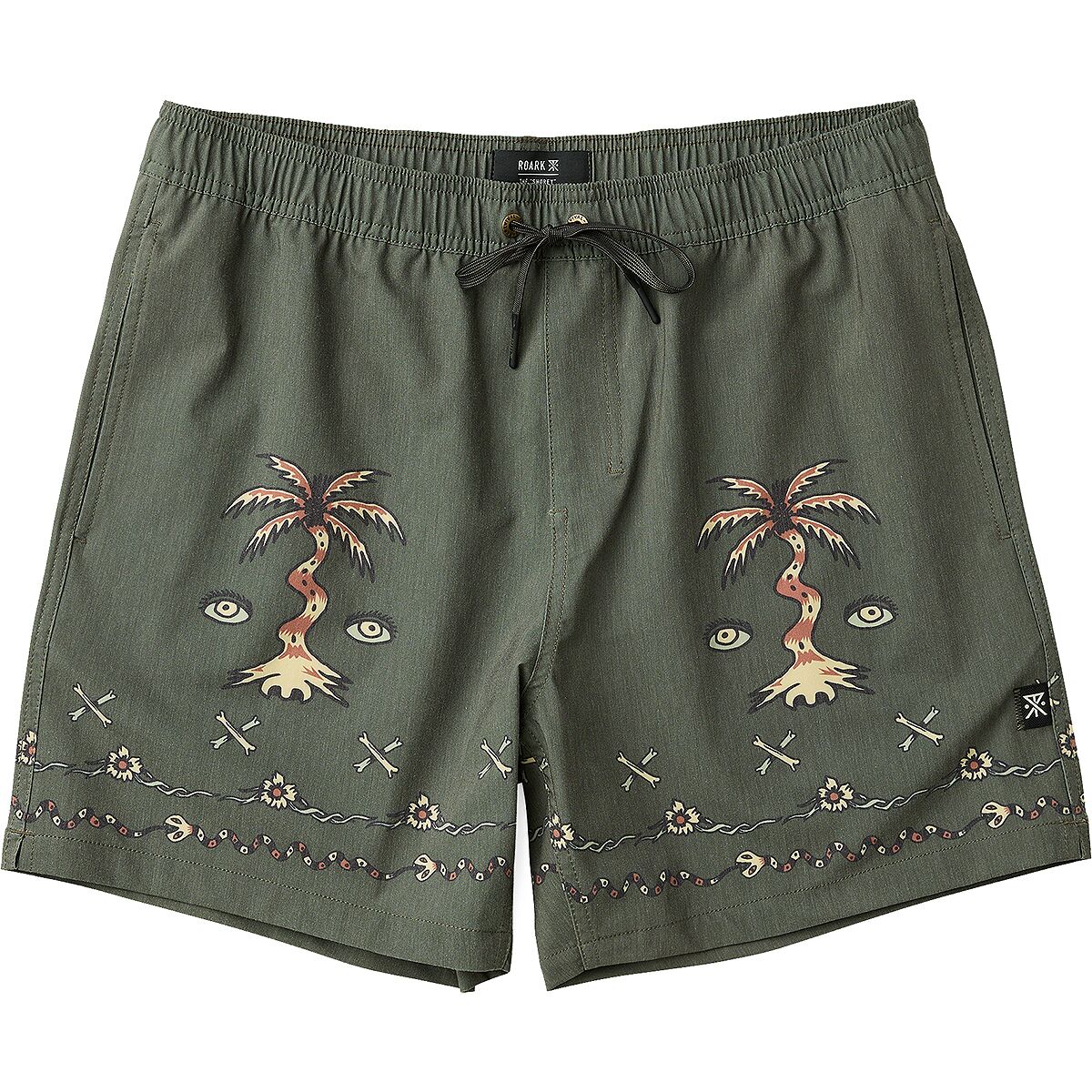 Roark Roark Men's Shorey Board Short in Military - Size: Small - $37.92 at Steep and Cheap