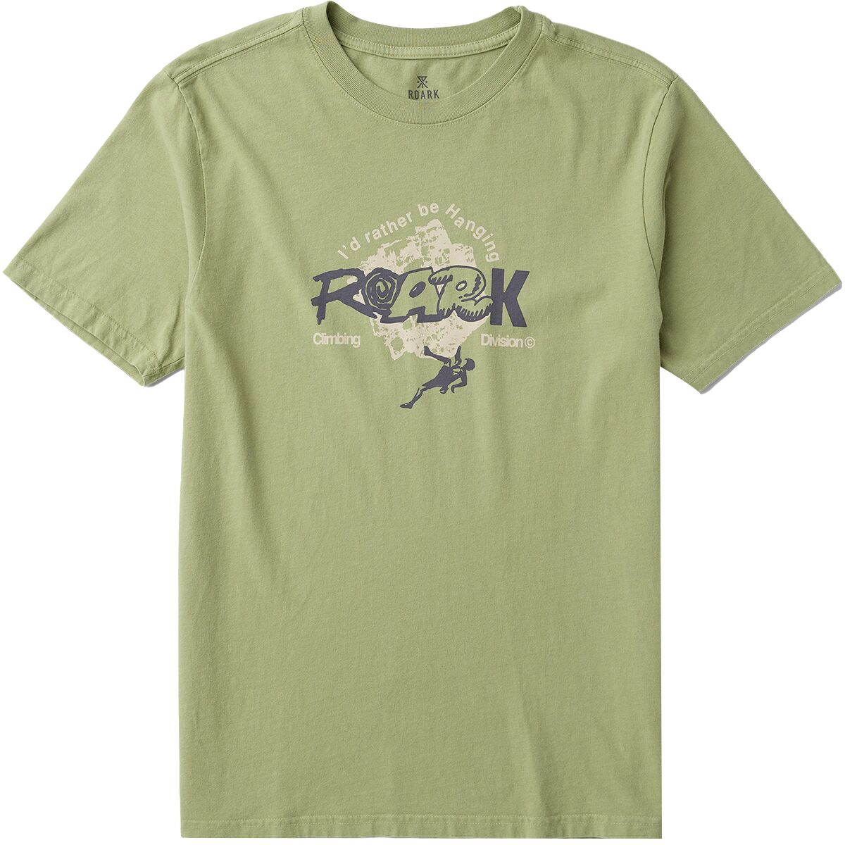 Roark Roark Men's Hanging T-Shirt in Sage - Size: Large - $19.98 at Steep and Cheap