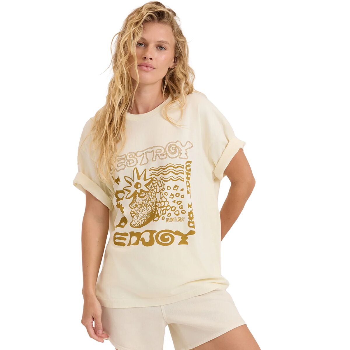 Roark Roark Women's Seaweed Queen Oversized T-Shirt - Size: XS - $17.92 at Steep and Cheap
