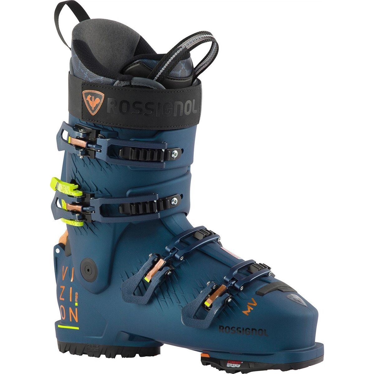 Rossignol Men's Vizion 4B Pro 120 MV GW Ski Boot - 2027 in Metal Blue - Size: 26.5