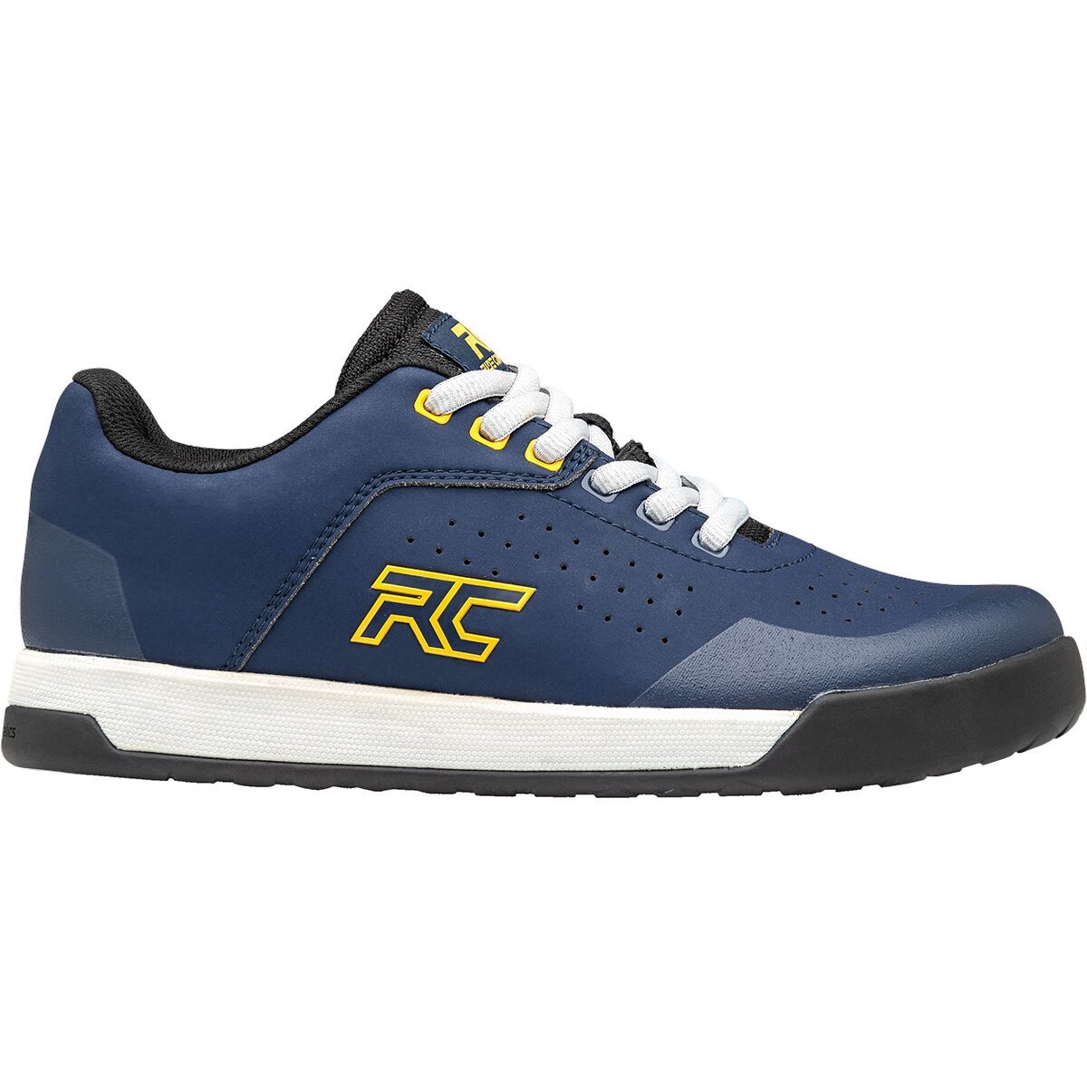 Ride Concepts Women's Hellion Shoe in Midnight Blue / Sunflower - Size: 6.5