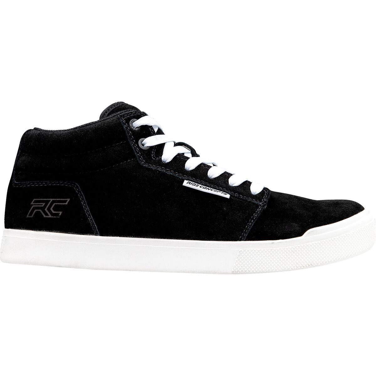 Ride Concepts Men's Vice Mid Cycling Shoe in Black / White - Size: 13