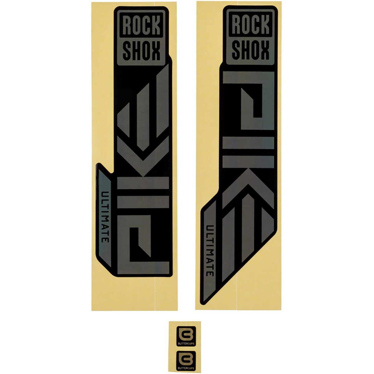 RockShox Pike Ultimate Decal Kit in Gloss Rainbow Foil, 2023+