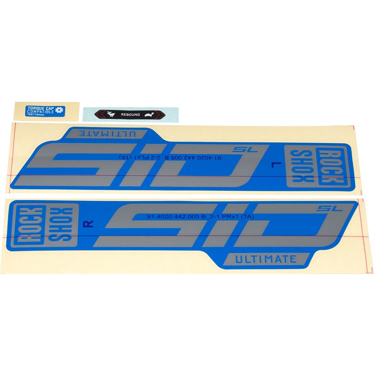 RockShox SID SL Ultimate Decal Kit in Copper Foil