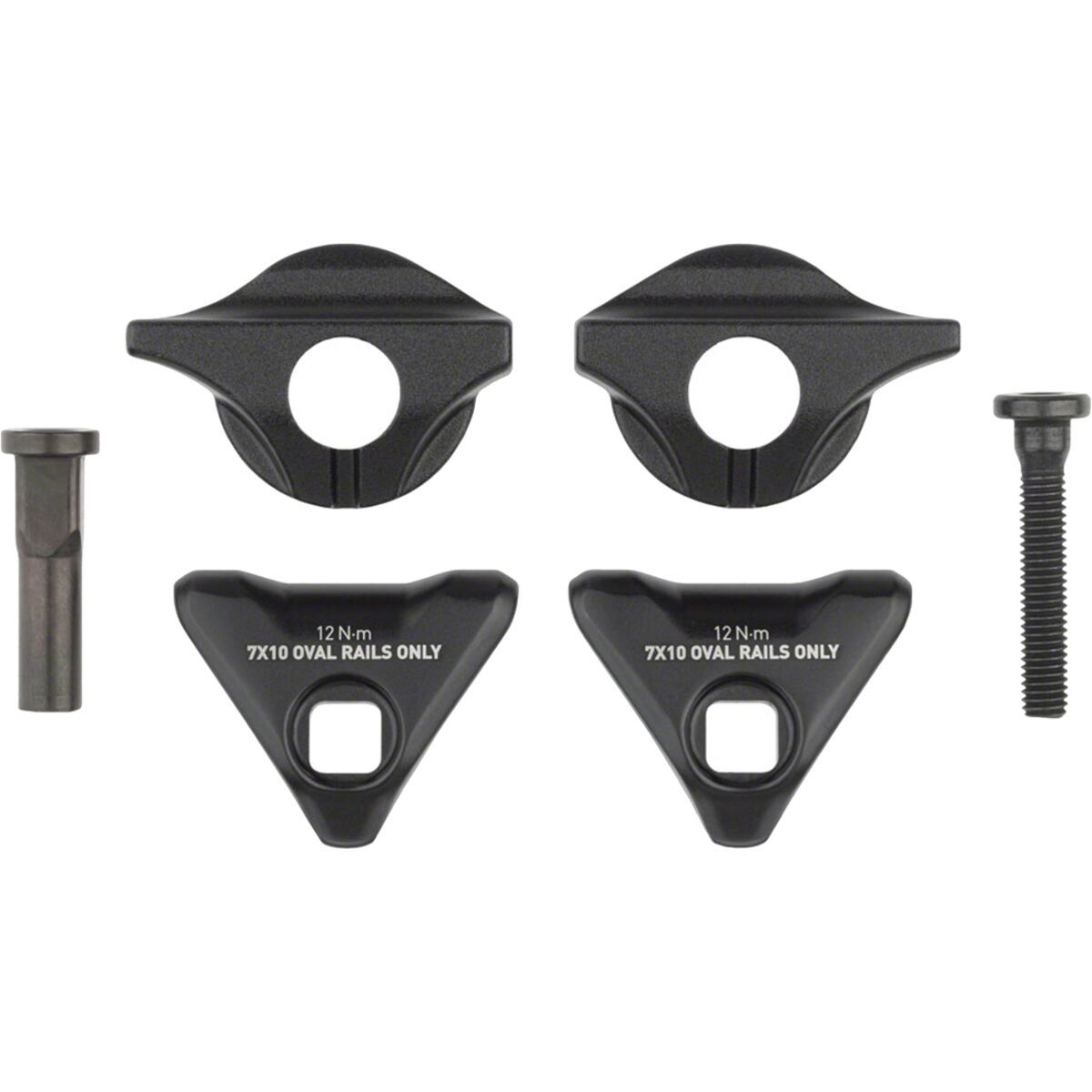 RockShox Reverb AXS 10mm Oval Rail Seat Post Clamp in Black