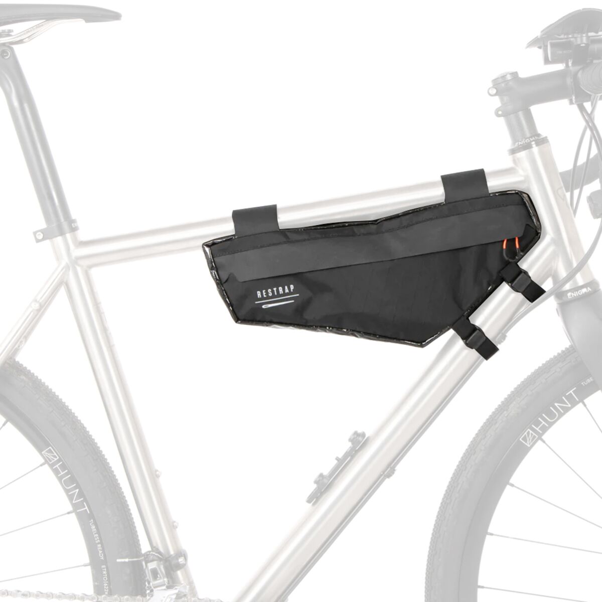 Restrap Race Frame Bag in Black - Size: Small (3L)