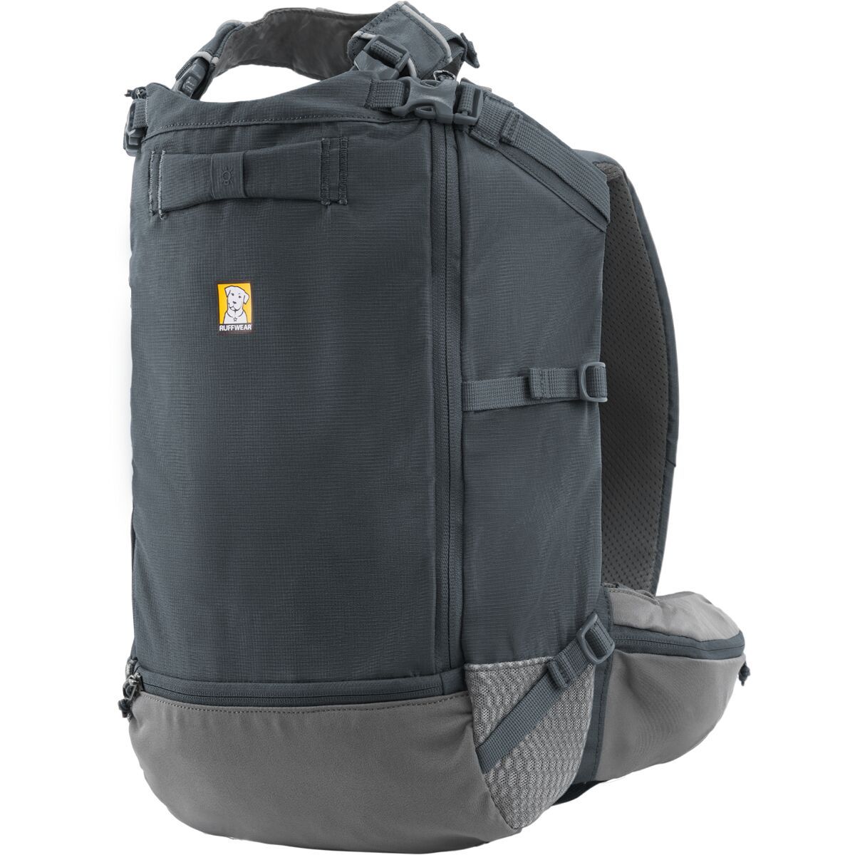 Ruffwear Hitch Hiker Dog Backpack Carrier in Basalt Gray - Size: XS
