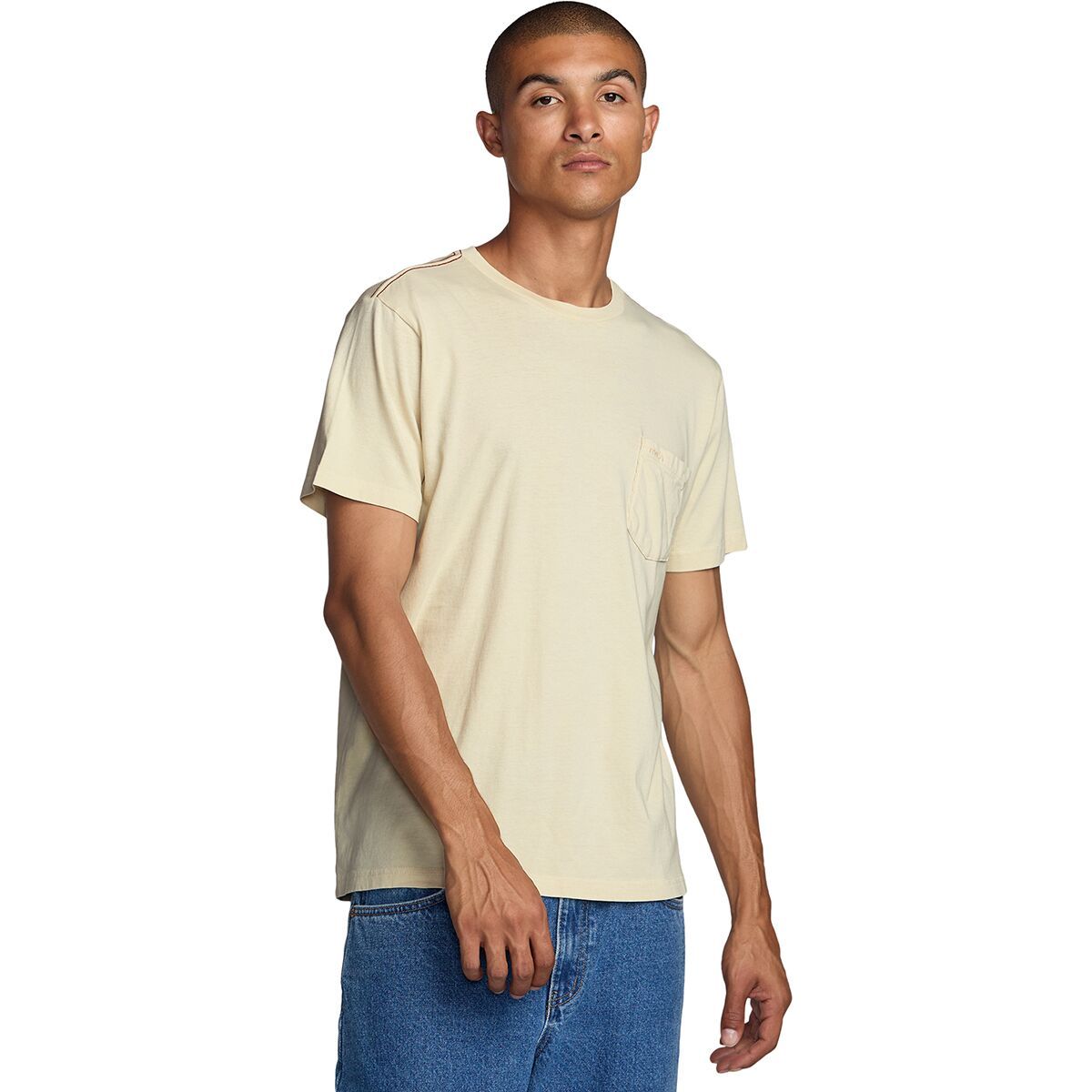 RVCA Men's PTC 2 Pigment T-Shirt in Light Olive - Size: XXL