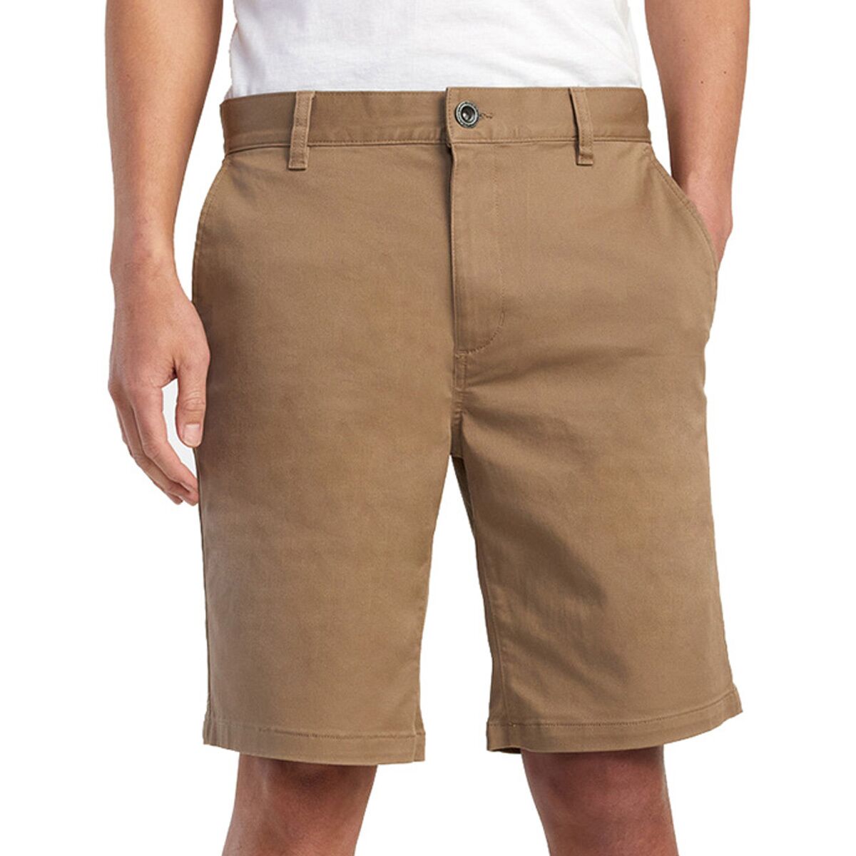 RVCA Men's Weekend Stretch Short in Dark Khaki - Size: 30