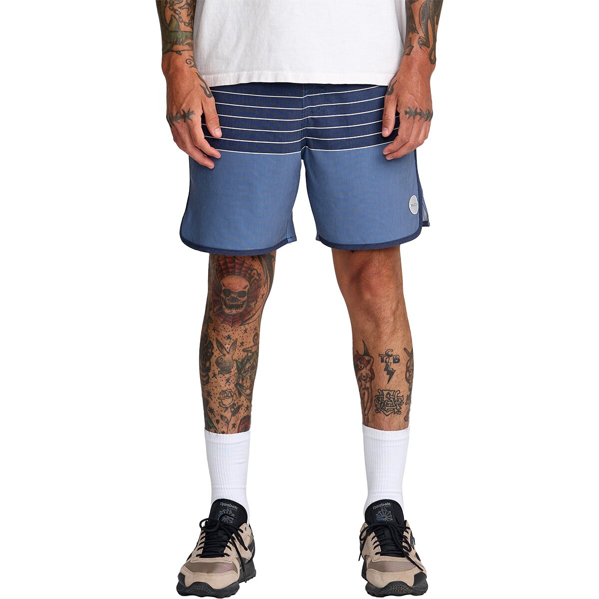 RVCA Men's Yogger Hybrid Tech 17in Short in Moody Blue - Size: XL