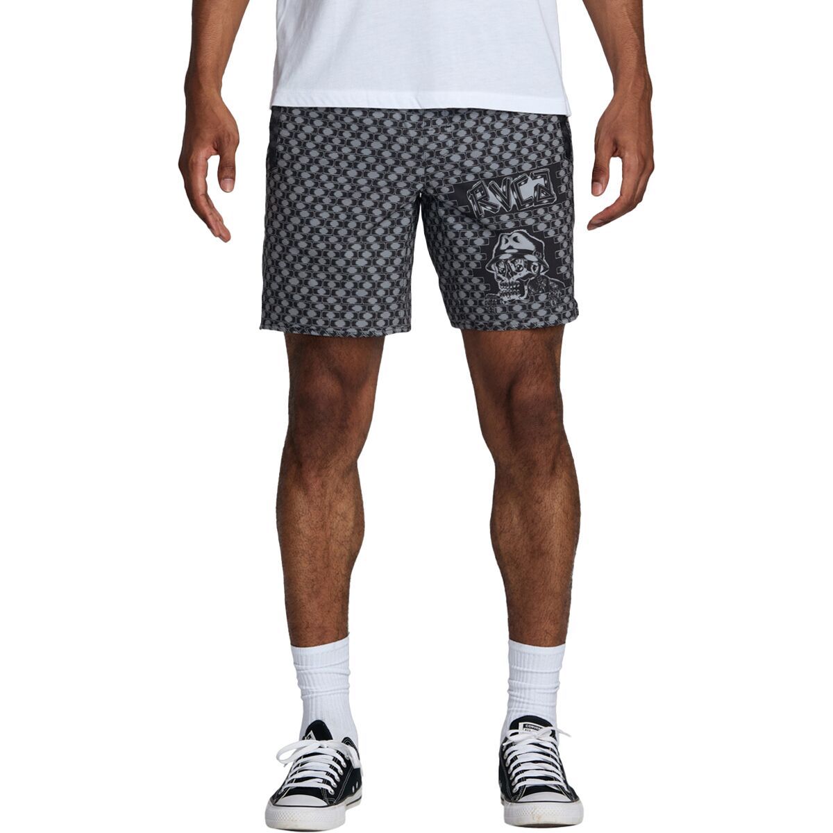 RVCA Men's Jesse Barba Yogger Stretch 17in Short in Black - Size: Small