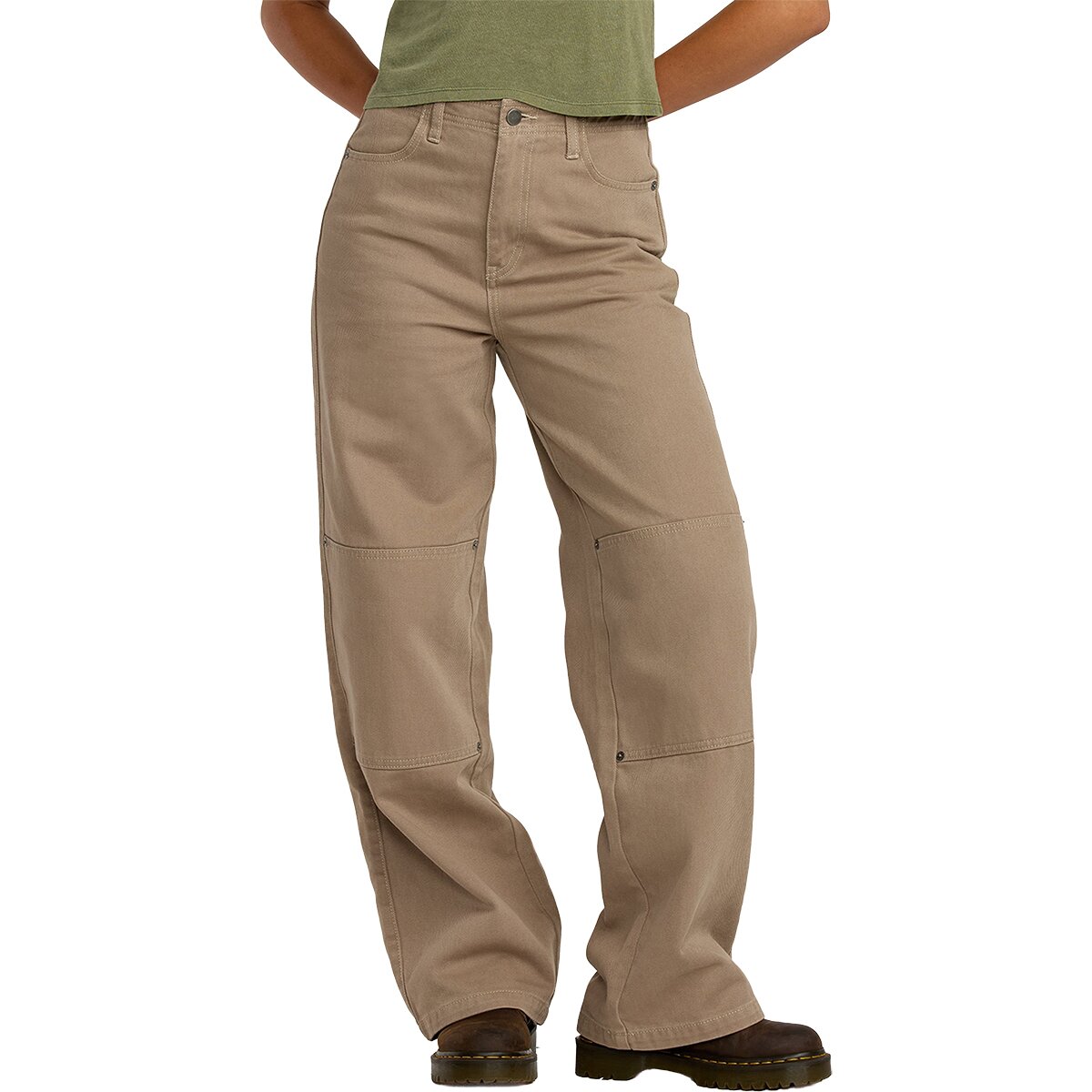 RVCA Women's Dayshift Pant in Desert Taupe - Size: 30