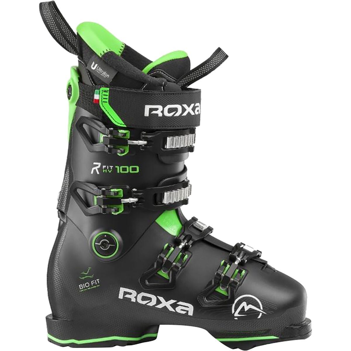 Roxa Men's R/Fit 100 Gw Ski Boots 2025 in Black / Lime - Size: 24.5