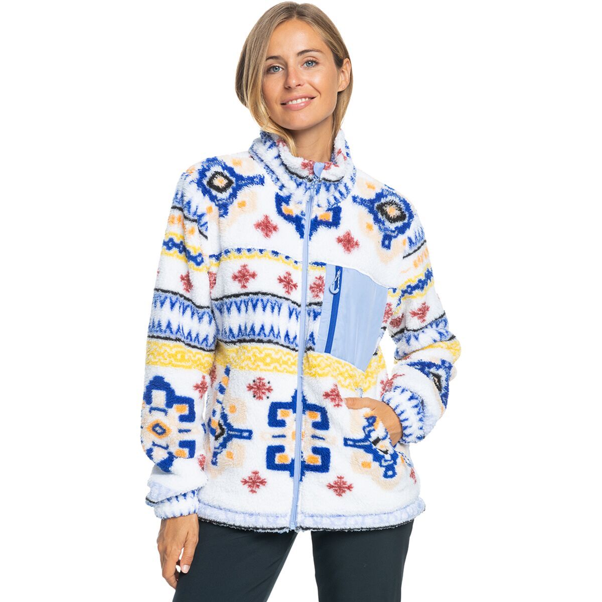 Roxy Women's Alabama Full-Zip Fleece in True Black - Size: XL